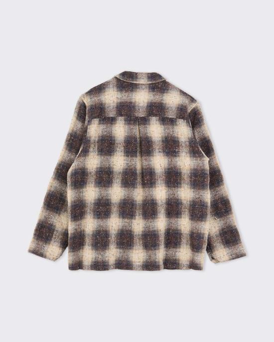  Polyploid Mens 셔츠 다배체 잠옷  연갈색 체크 - OTHER BRANDS