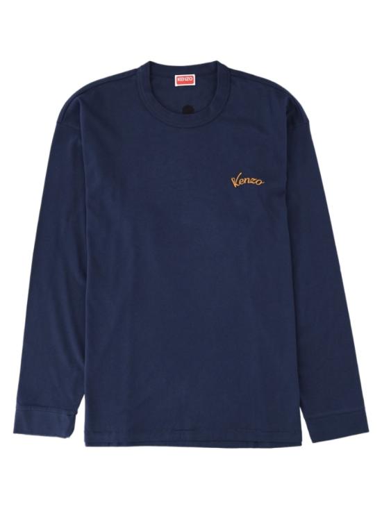 26FW 겐조 반팔 티셔츠 FG65TL3654SG 79 Blue