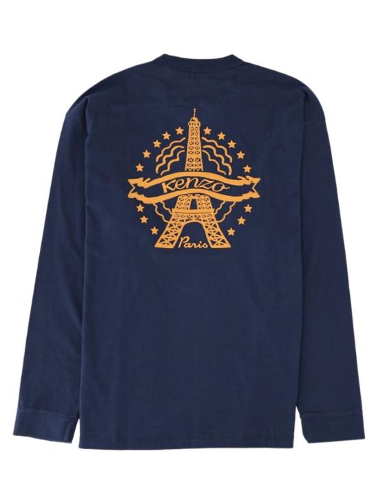 26FW 겐조 반팔 티셔츠 FG65TL3654SG 79 Blue - KENZO