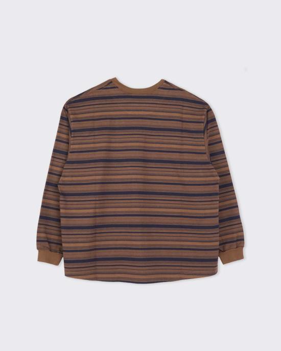  Polyploid Mens 스웨터 다배체 오버사이즈 긴팔 풀오버 - OTHER BRANDS