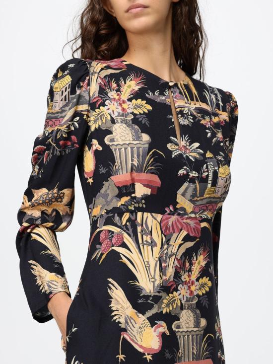 26FW 에트로 롱 원피스 WRHA051999SA419 X0813 Black - ETRO