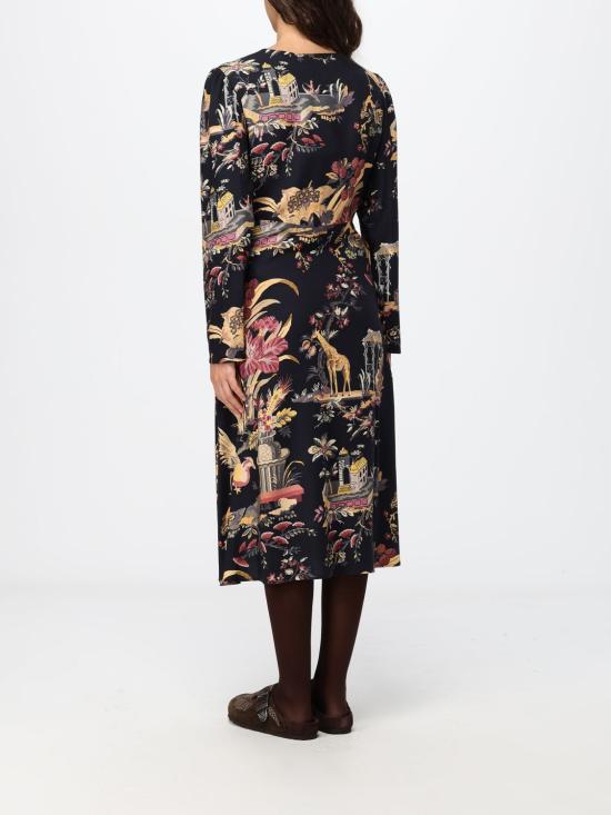 26FW 에트로 롱 원피스 WRHA051999SA419 X0813 Black - ETRO