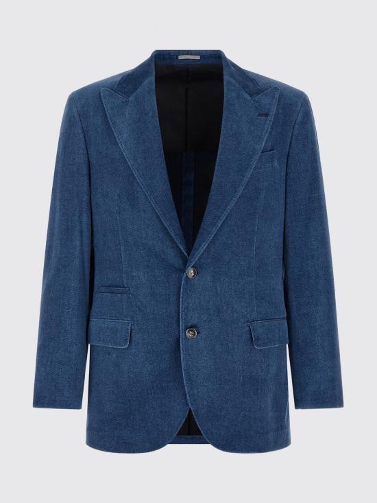 26FW 브루넬로 쿠치넬리 자켓 MV4518BFC5 C014 Denim - BRUNELLO CUCINELLI