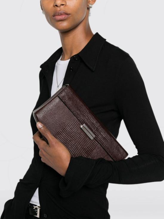 26FW 토템 클러치/파우치 263WAL0133LE0228 102 Brown - TOTEME
