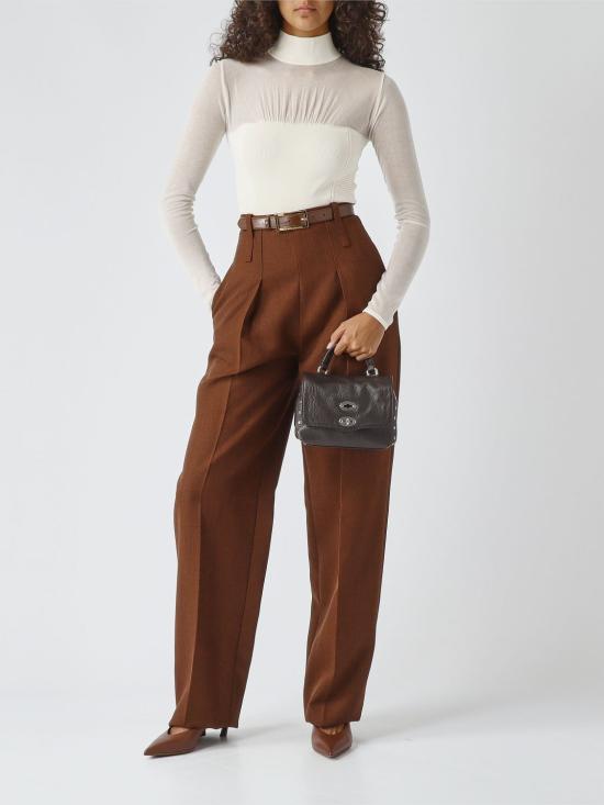 26FW 엘리자베타프랜치 팬츠 PA22367E2 FK3 Tobacco - ELISABETTA FRANCHI