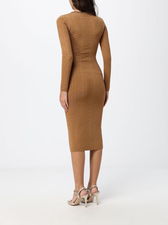 26FW 엘리자베타프랜치 롱 원피스 AM30S67E2 AI6 Camel - ELISABETTA FRANCHI