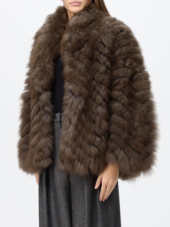 26FW 시모네타 코트 F06JA417H38 FANGO 063 Brown - SIMONETTA