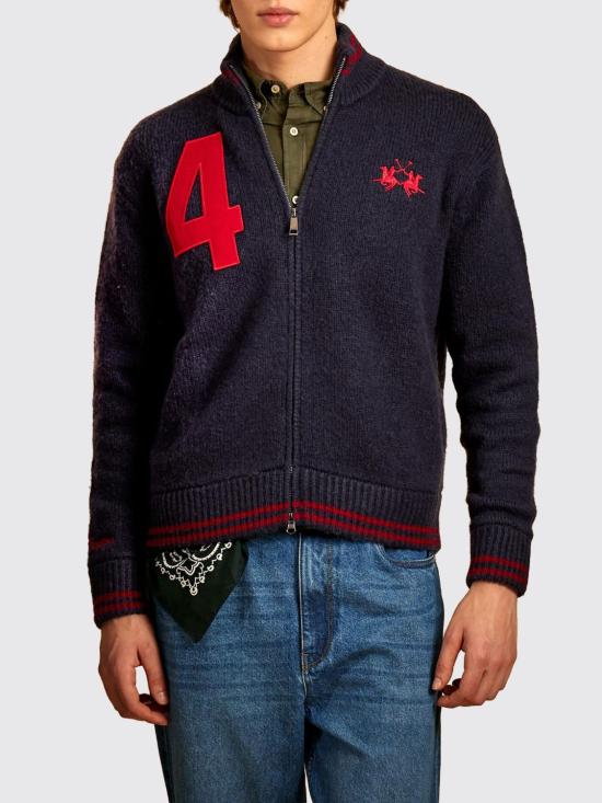 26FW 라 마티나 집업 니트 MDS308YW150 07017 Navy