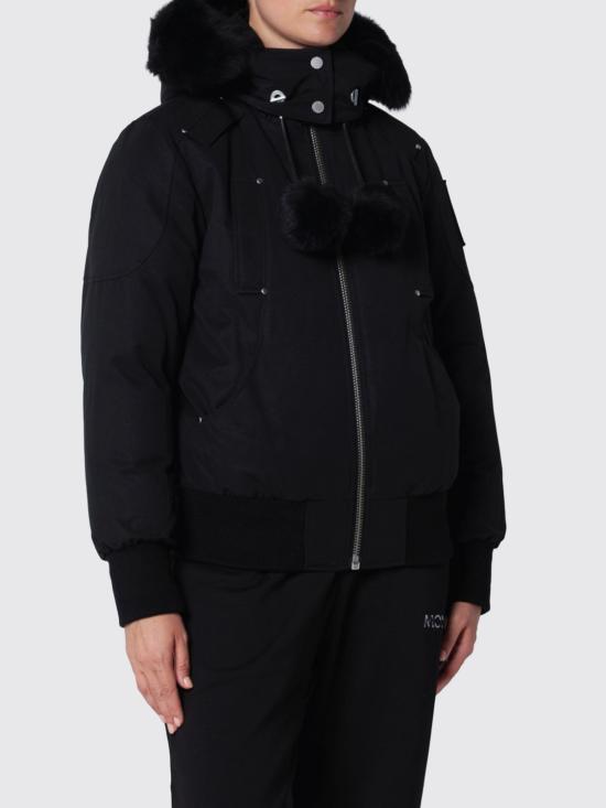 26FW 무스너클 오리지널 데비 시어링 트림 봄버 재킷 M35LB002S 305 Black 1