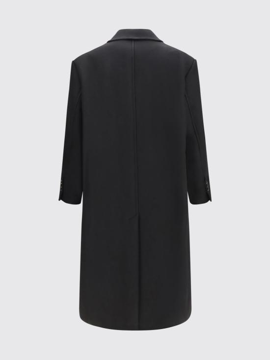 26FW 아미 울 더블 브레스트 롱 코트 HCO458WV0078 001 Black - AMI