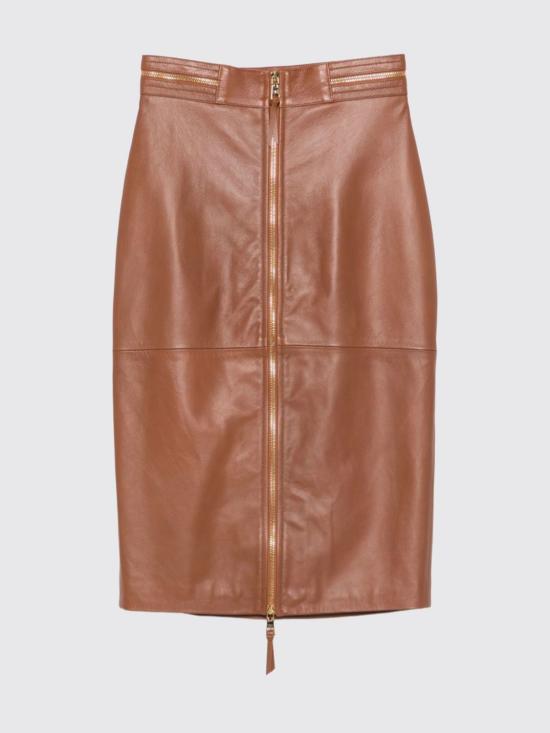 26FW 엘리자베타프랜치 스커트 GP01Z66E2 FK3 Tobacco - ELISABETTA FRANCHI