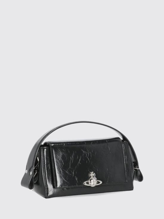 26FW 비비안웨스트우드 오르브 엠보싱 카프스킨 토트백 4602000WWL00EO N401 Black - VIVIENNE WESTWOOD