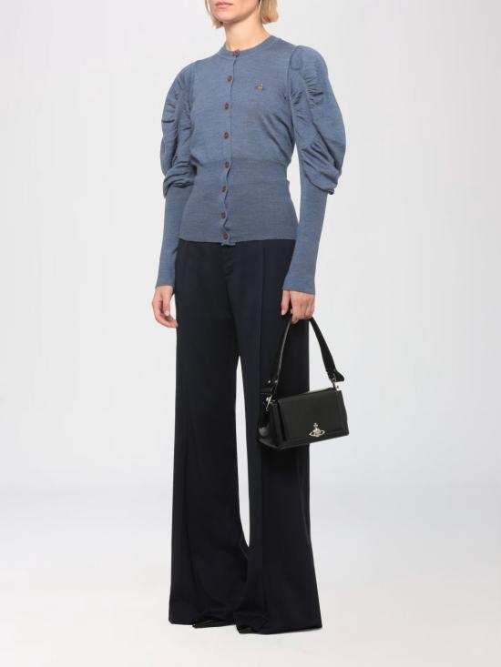 26FW 비비안웨스트우드 오르브 엠보싱 카프스킨 토트백 4602000WWL00EO N401 Black - VIVIENNE WESTWOOD