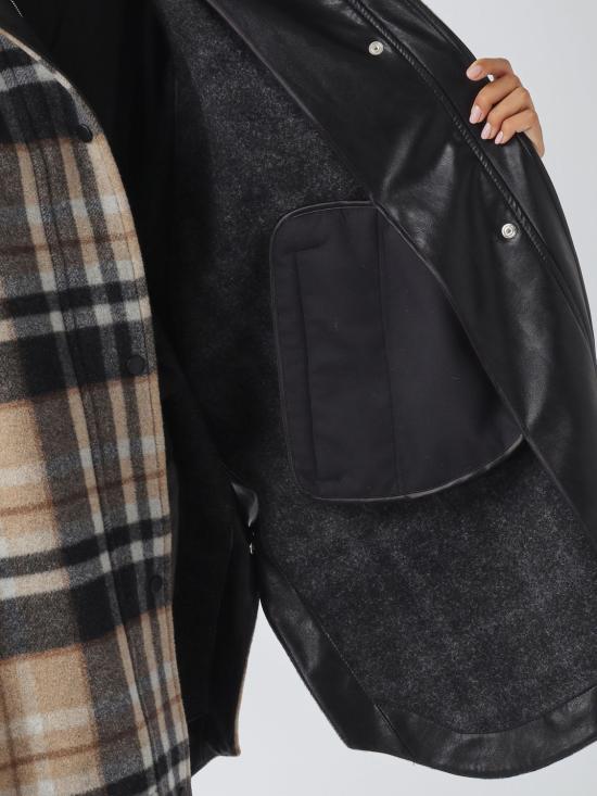 26FW 핑코 코트 107529A3FW IC9 Charcoal - PINKO