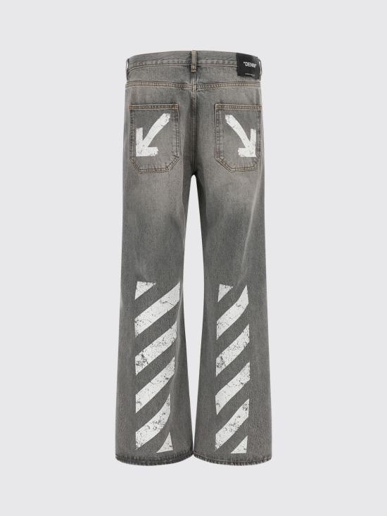 26FW 오프화이트 데님 팬츠 OMYA18JF26DEN0030 020 Grey - OFF WHITE
