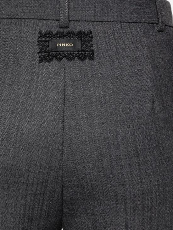26FW 핑코 팬츠 107264A3IF I76 Grey - PINKO