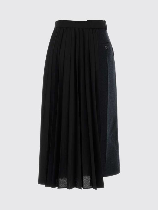 26FW 사카이 스커트 2608766 202 Black - SACAI