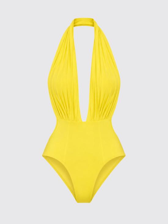 26FW 노마카말리 탑 KK226XPLU72 888 Yellow - NORMA KAMALI