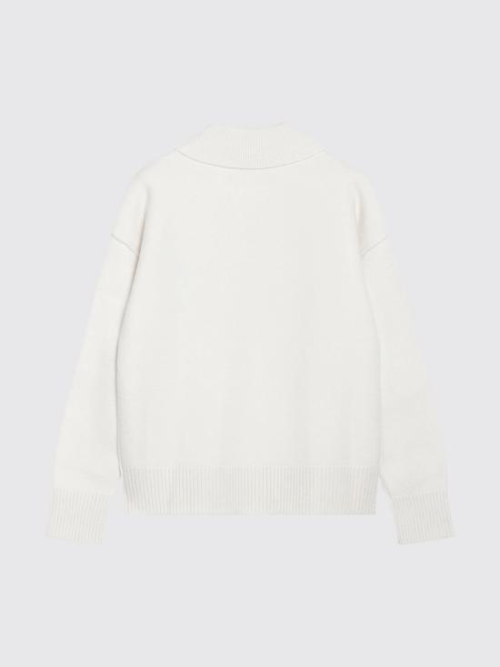 26FW 아미 폴로 티셔츠 UPL409D018 151 White - AMI
