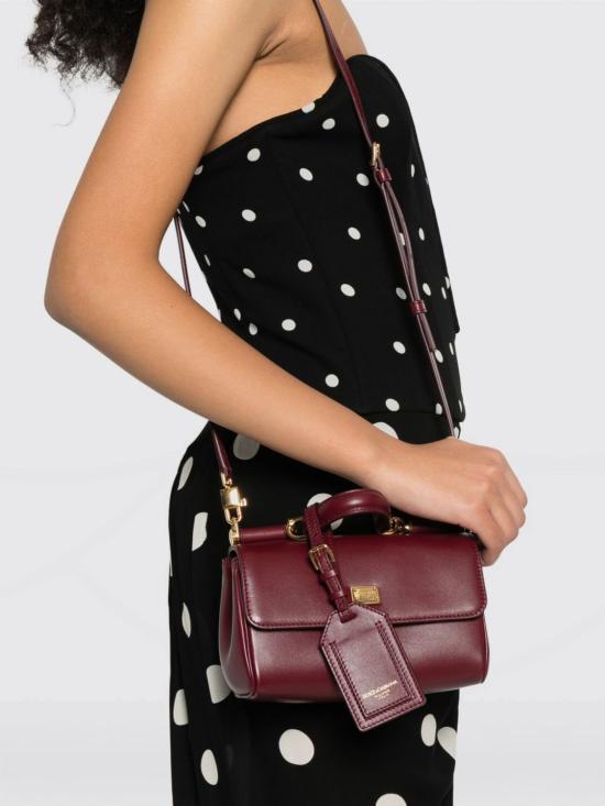 26FW 돌체앤가바나 마이 시실리 핸드백 BB7864B7321 80346 Burgundy - DOLCE & GABBANA