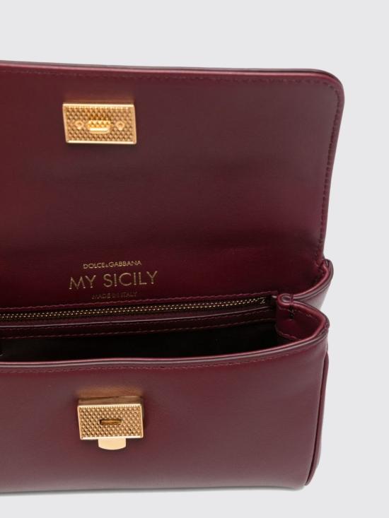 26FW 돌체앤가바나 마이 시실리 핸드백 BB7864B7321 80346 Burgundy - DOLCE & GABBANA