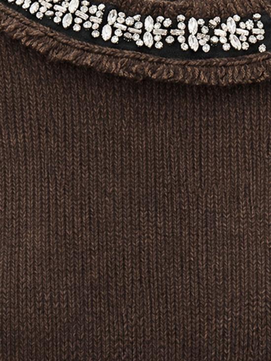 26FW 리우조 스웨터 WF6383MA27S 09Z08 Brown - LIU JO