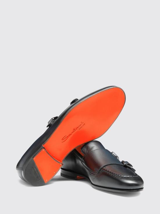 26FW 산토니 로퍼 MCNC18003SA4BSLF U60 Blue - SANTONI