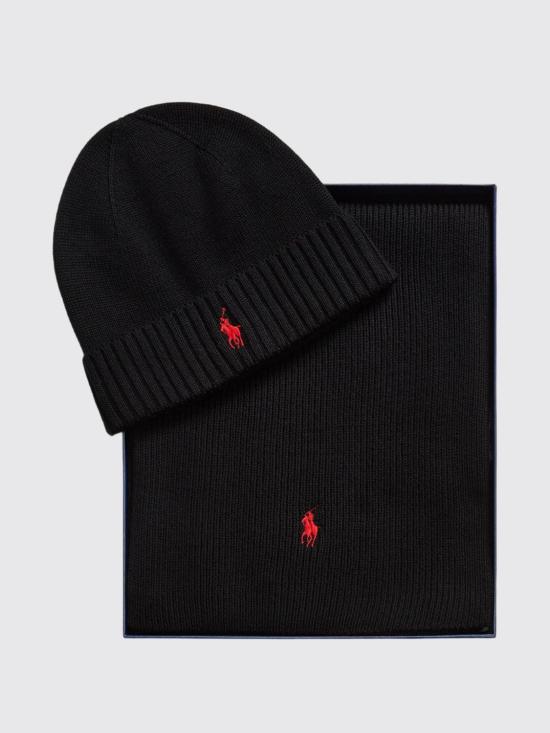26FW 폴로 랄프로렌 머플러/스카프 710951146 500 Black