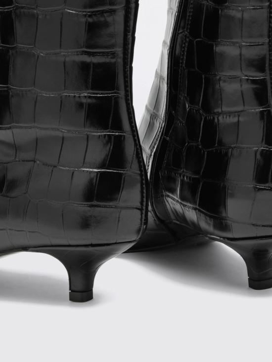 26FW 토템 부츠 264WAS0412LE0076 001 Black - TOTEME