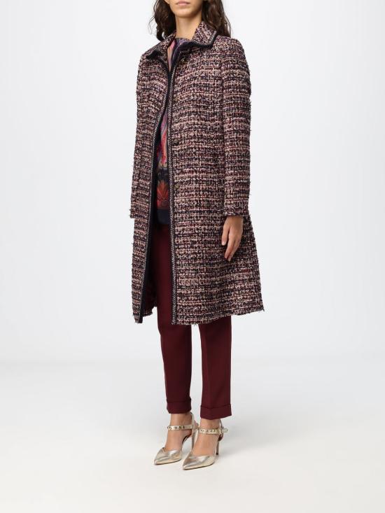 26FW 에트로 코트 WRAA003199TTB17 S9865 Pink - ETRO