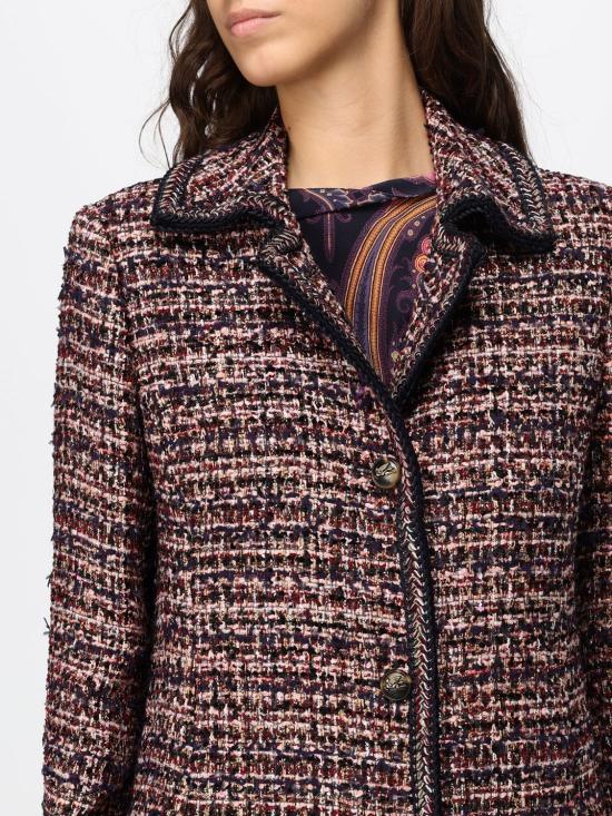 26FW 에트로 코트 WRAA003199TTB17 S9865 Pink - ETRO