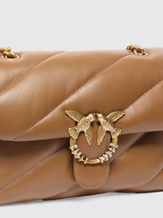 26FW 핑코 크로스백 107057A0F2 M37Q Brown - PINKO