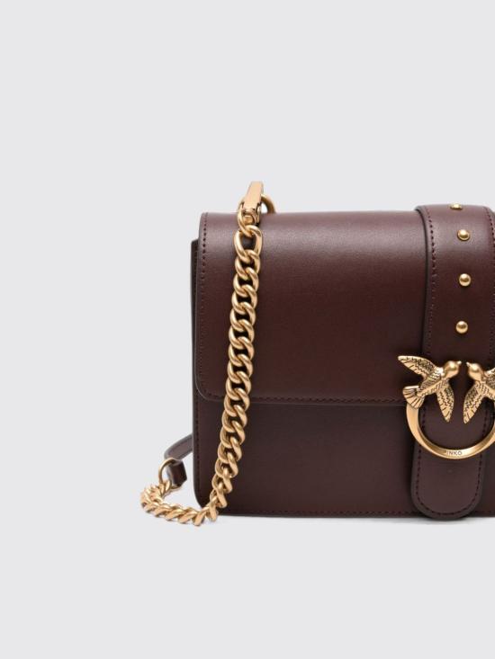 26FW 핑코 크로스백 107621A0F1 W34Q Burgundy - PINKO