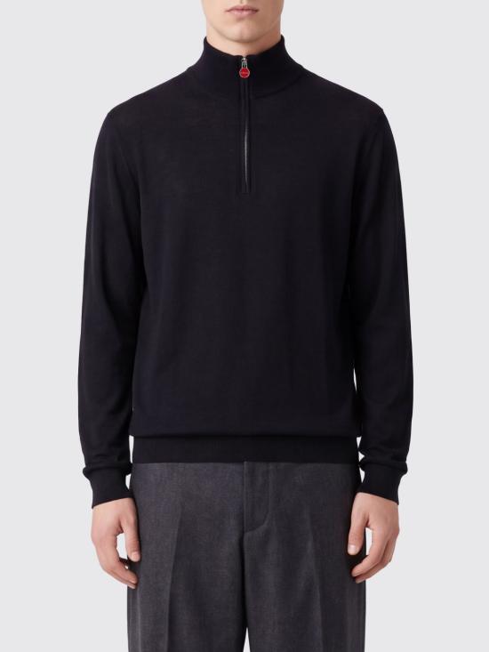 26FW 키톤 집업 니트 UMK0899K 500K Black