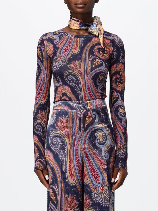 26FW 에트로 머플러/스카프 WAXA0017AK195 X0889 Blue - ETRO