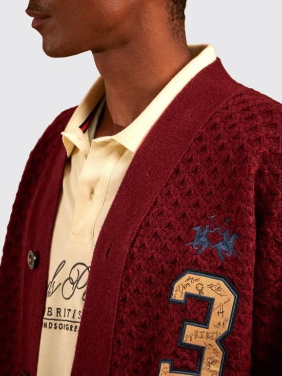 26FW 라 마티나 스웨터 MDS306YW152 06046 Burgundy - LA MARTINA