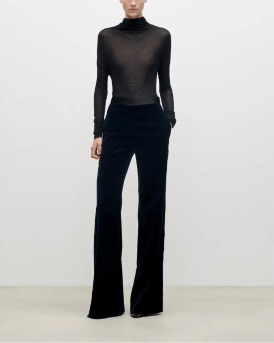  빅토리아 베컴 스트레이트 팬츠 테일러드 알리나 팬츠 블랙 - VICTORIA BECKHAM