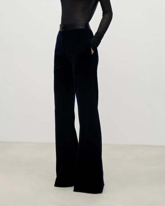  빅토리아 베컴 스트레이트 팬츠 테일러드 알리나 팬츠 블랙 - VICTORIA BECKHAM