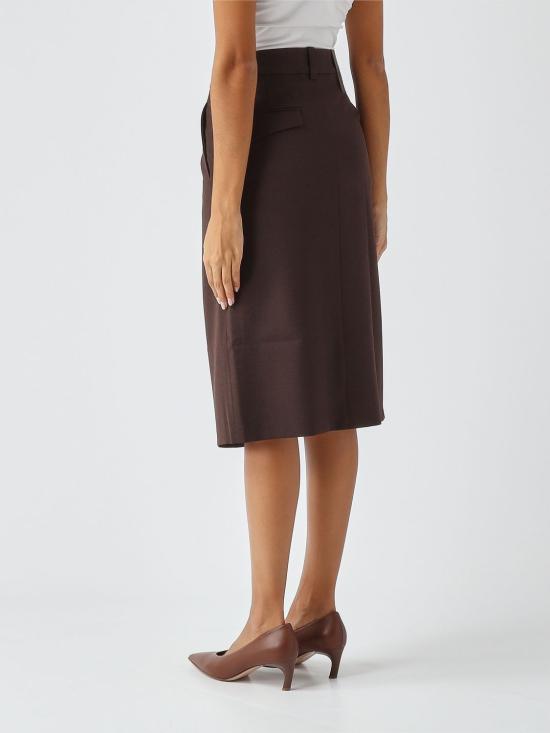 26FW 핑코 스커트 107713A3MS M04 Brown - PINKO