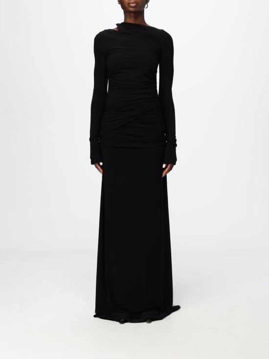 26FW 엘레 롱 원피스 EFW260286 001 Black