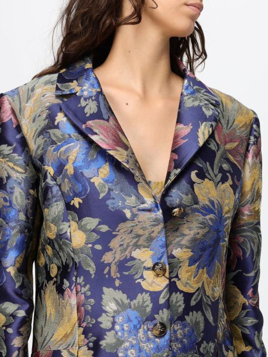 26FW 에트로 코트 WRAA011799TJA15 S9883 Blue - ETRO