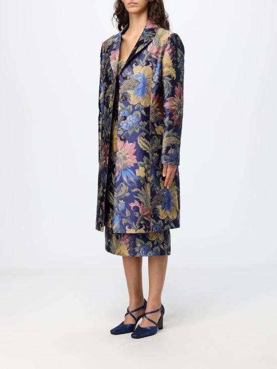 26FW 에트로 코트 WRAA011799TJA15 S9883 Blue - ETRO