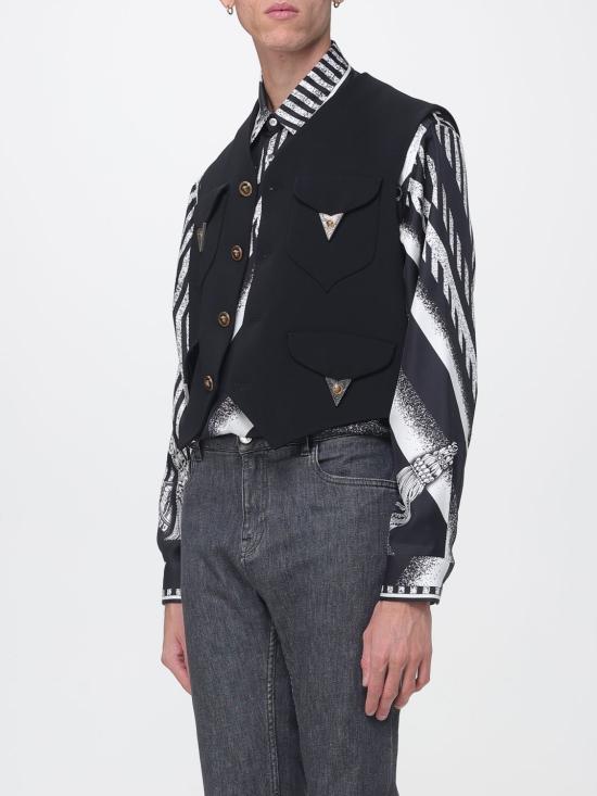26FW 베르사체 베스트 10257691A18305 1B000 Black - VERSACE