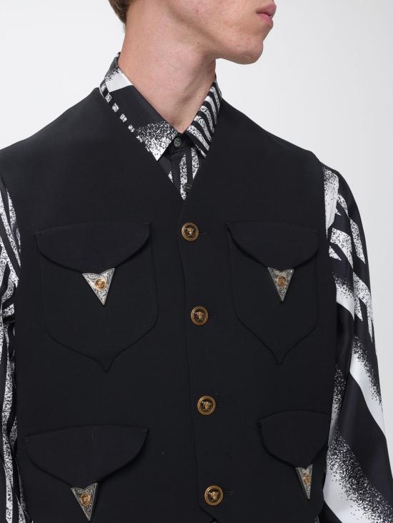 26FW 베르사체 베스트 10257691A18305 1B000 Black - VERSACE