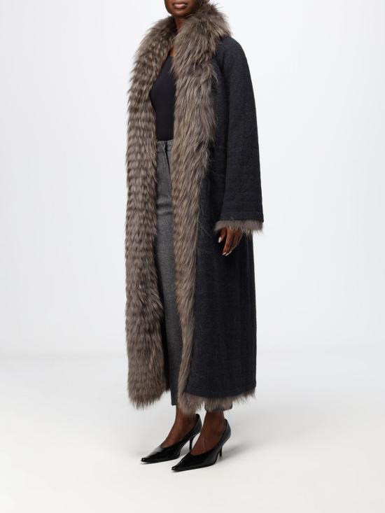 26FW 시모네타 코트 F06CO201F1 GREY 081 - SIMONETTA