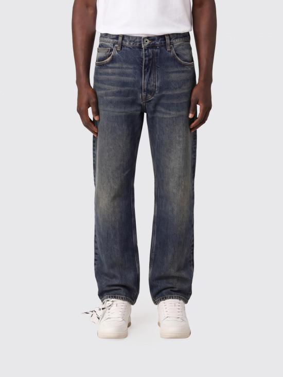 26FW 오프화이트 데님 팬츠 OMYA18JF26DEN00540 461 Blue