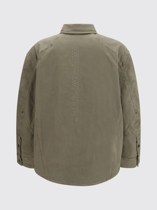 26FW 오프화이트 자켓 OMES01DF26FAB00130 312 Olive - OFF WHITE