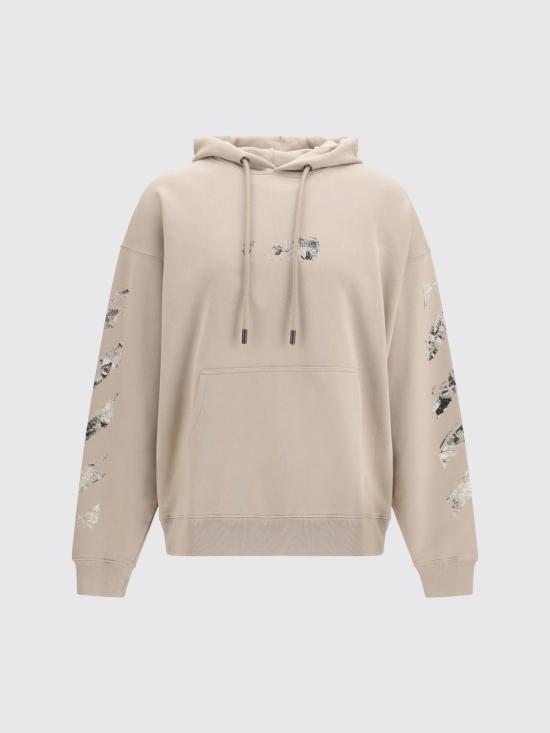 26FW 오프화이트 후드 티셔츠 OMBB085F26FLE00400 031 Multicolor - OFF WHITE