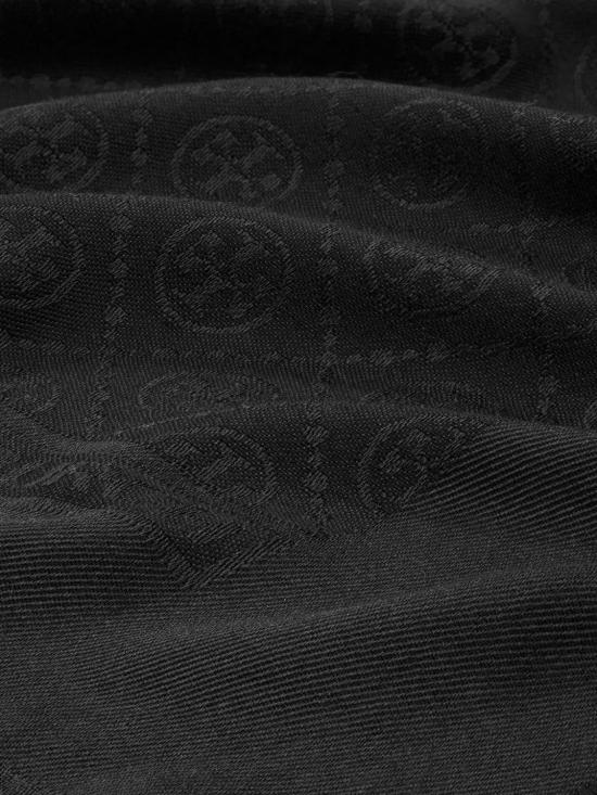 26FW 토리버치 T 모노그램 자카드 트래블러 160570 001 Black - TORY BURCH