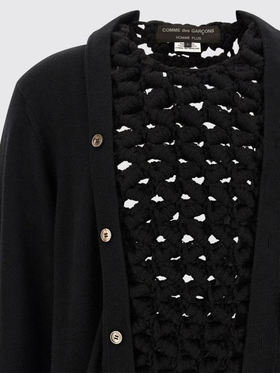 26FW 꼼데가르송 스웨터 PRN010051 1 Black - COMME DES GARCONS